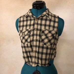 Vintage Plaid Brandy Melville Top